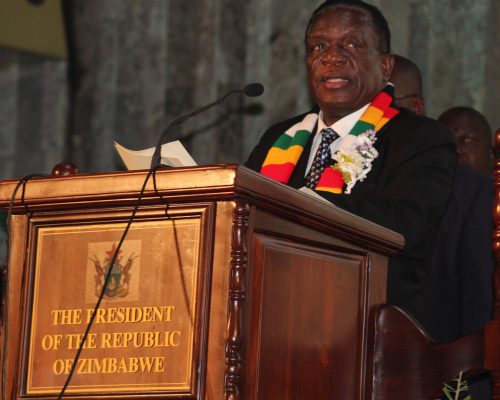 President Zimbabwe Speaking